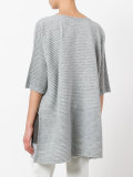 ribbed loose-fit T-shirt