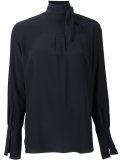 neck tie blouse