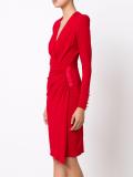 wrap effect dress