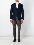 checked tailored trousers