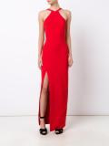 cut-off back detailing dress