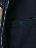 denim zipped waistcoat
