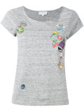 printed patch T-shirt 