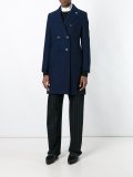 peaked lapel coat