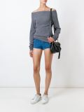 denim micro shorts