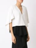 v-neck blouse