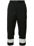 straight cropped trousers