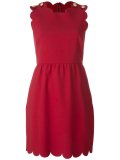 ruffled hem mini dress