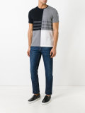 colour block T-shirt 