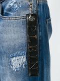 'Rioped' straight-leg jeans