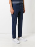 cropped tapered trousers