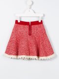 flared woven skirt