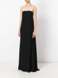 strapless long dress