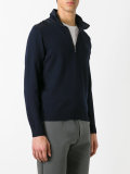 zipped collar jumper 