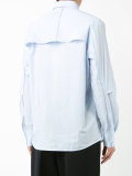layered back shirt