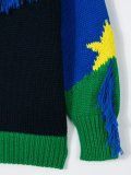 'Yeeha' fringed detail jumper