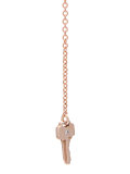 tiny key chain earring