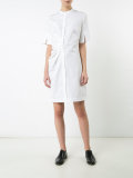 button front shirt dress