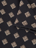 geometric print scarf