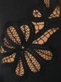 lace insert dress