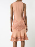 lace inserts dress