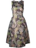 sleeveless jacquard dress 