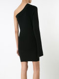 single sleeve fitted dress