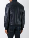 leather bomber jacket