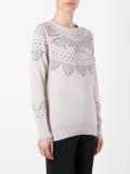 stud embellished jumper