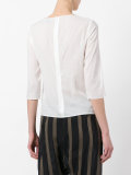 gathered front blouse 