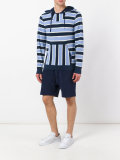 striped hooded sweatshirt