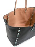 'Rockstud Rolling Noir' shopper tote