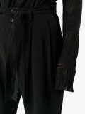 cropped rope belt trousers