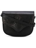 perforated detail crossbody bag