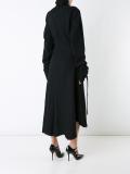 knot detail midi dress