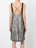 sleeveless lace dress