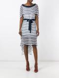 striped sheer dress