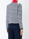 striped fitted jacket