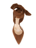 tie wedge sandals