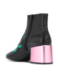 snakeskin effect boots 