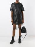 stylised buckles dress 