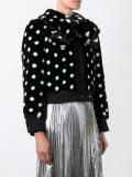 faux fur dotted jacket 