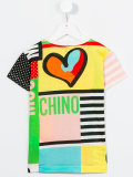 printed patchwork T-shirt