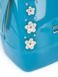 floral-appliquéd backpack