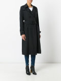 midi waterproof trench coat 