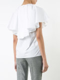ruffled T-shirt