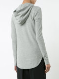 hooded zip up cardigan 