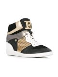 metallic detail hi-tops