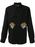 embroidered tiger shirt