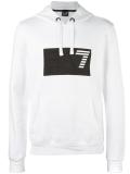 logo print hoodie 